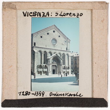 Vorschaubild Vicenza: San Lorenzo, Fassade (Foto 1944) 